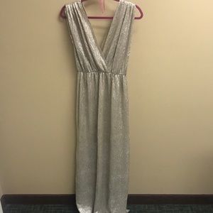 Gold maxi sparkle dress